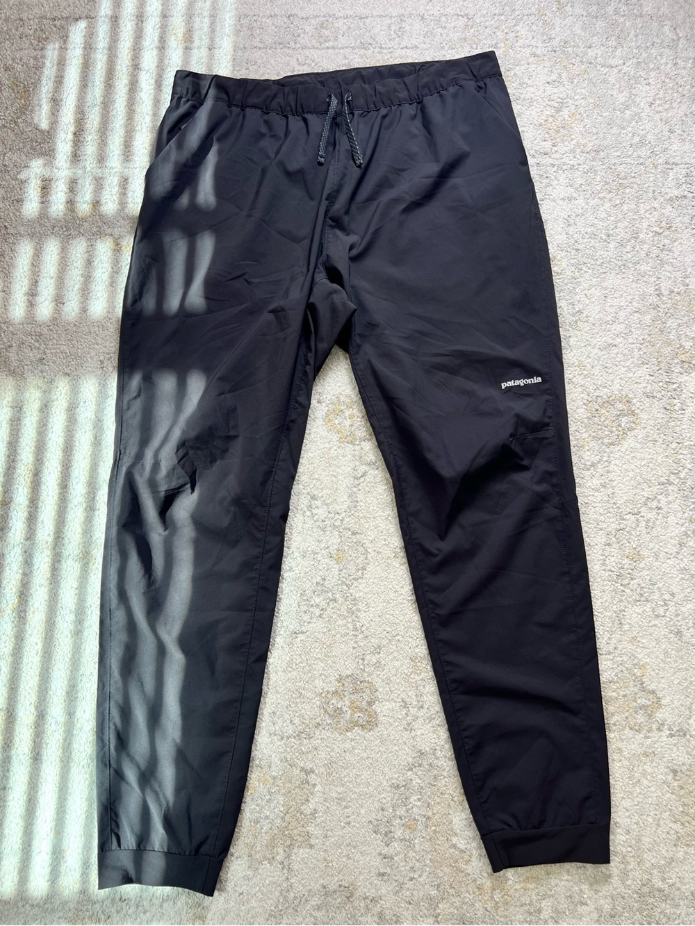 Patagonia Terrebonne Joggers Men's XL Black Lightweight Trail Pants 24540 EUC